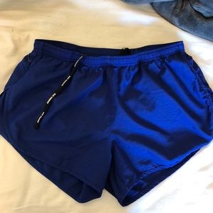 blue nike running shorts